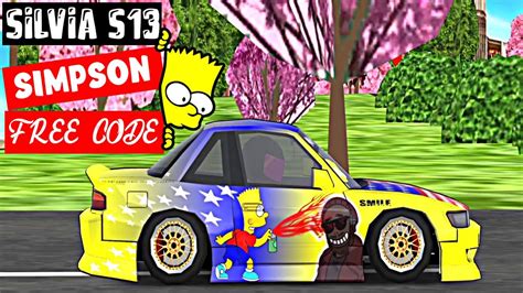 Fr Legends Nissan Silvia S13 Simpsons FREE LIVERY CODE YouTube