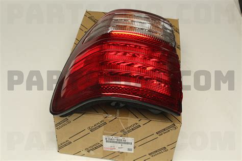 Lens Body Rear Combination Lamp Lh Toyota Parts Partsouq