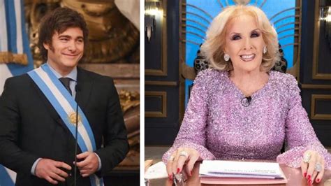 Javier Milei Vuelve A Sentarse En La Mesaza De Mirtha Legrand Luego De