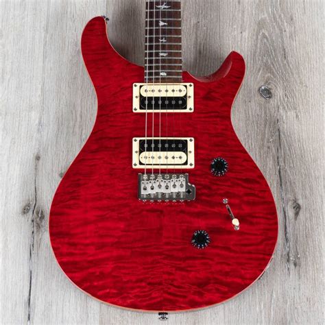 Prs Paul Reed Smith Se Custom 24 Guitar Rosewood Fretboard Ruby Red