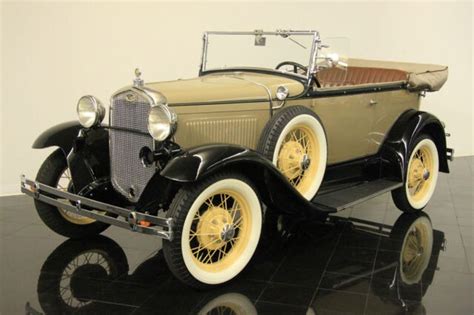 1931 Ford Model A Deluxe Phaeton 180a 2dr Convertible Gold River