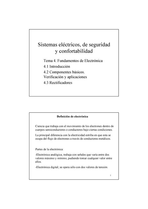 Introducion Semi Apuntes Sistemas El Ctricos De Seguridad Y