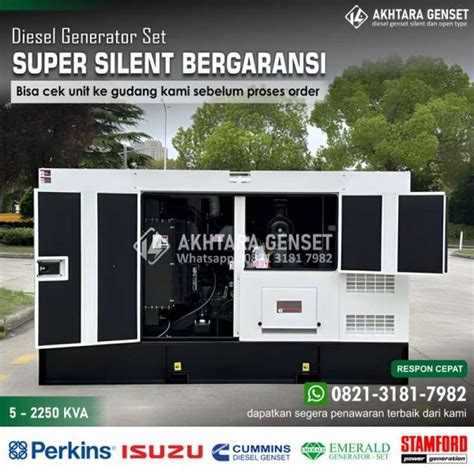 Jual Toko Genset Surabaya Kva Murah Perkins Isuzu Cummins Emerald