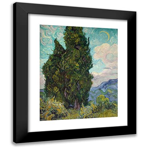 Vincent Van Gogh 12x14 Black Modern Framed Museum Art Print Titled