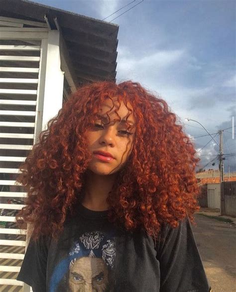 Pin By On Colored Curly Hair Ginger Hair Color Dyed Curly Hair