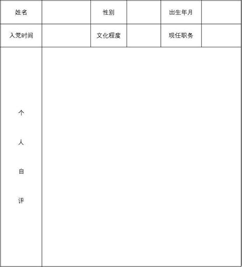 党支部民主评议党员登记表word文档在线阅读与下载无忧文档