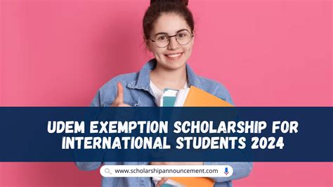 Udem Exemption Scholarship For International Students 2024