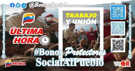 Bonos Protectores Social Al Pueblo On Twitter Rt Bonossocial Cada