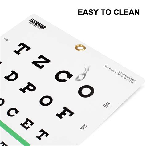 Eye Chart Snellen Eye Chart Wall Chart Snellen Charts For Eye Exams