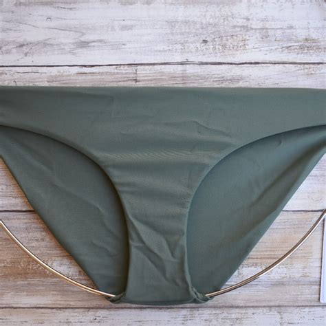 Mikoh Swim Mikoh Swim Army Green Zuma Full Cut Bikini Bottom Poshmark