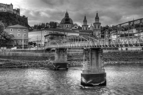 Salzach river bridge Photograph by Anthony Citro - Fine Art America