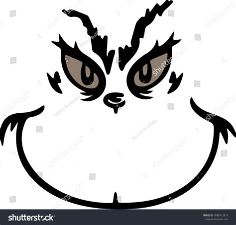 38 Grinch faces to draw Images, Stock Photos & Vectors | Shutterstock