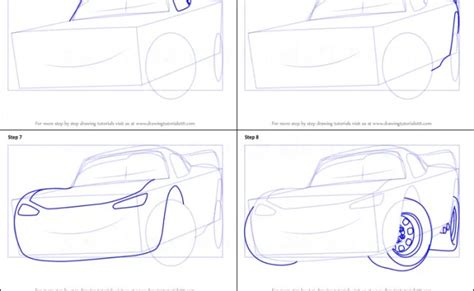 How To Draw Lightning Mcqueen Easy Step By Step Drawing Lessons For ...