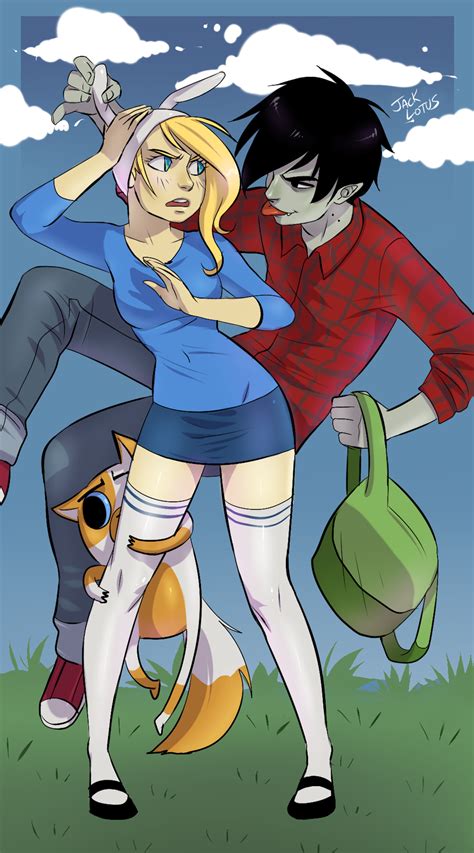 Fionna Cake And Marshall Lee By Jacklotus On Deviantart