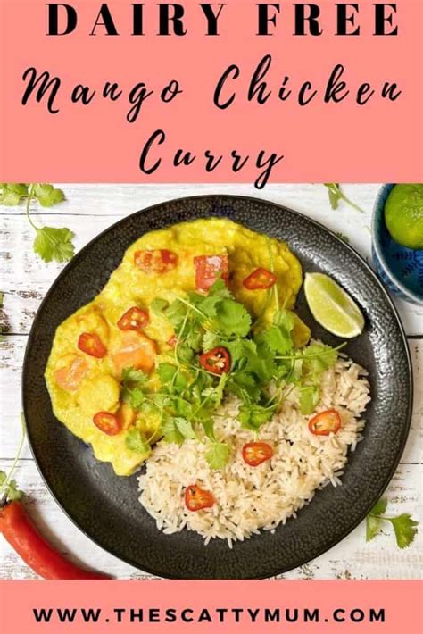 Easy Mango Chicken Curry With Coconut Milk Dairy Free The Scatty Mum