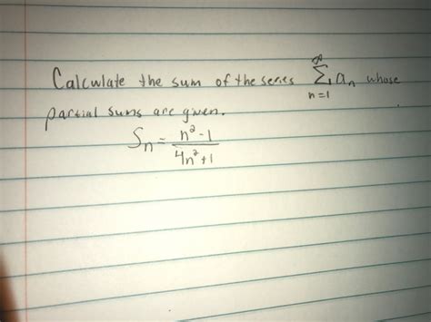 Solved Calculate The Sum Of The Series Sigma N Infinity Chegg