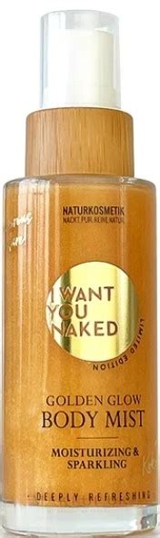 I Want You Naked Golden Glow Body Mist Moisturizing Shimmering Body Mist Makeup Uk