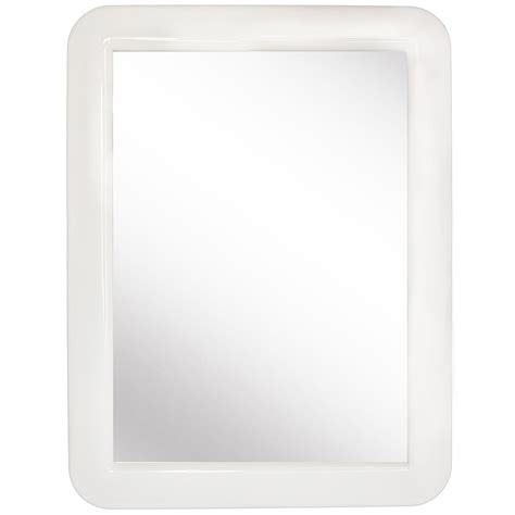 Cerem Magnetic Locker Mirror White 5 X 7 Real Glass Make Up Mirror