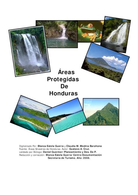 Pdf Reas Protegidas De Honduras Rep Blicas De El Salvador