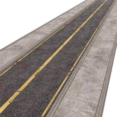 Asphalt Road 3d Model Turbosquid 1610727