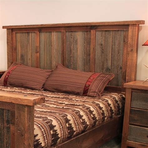 Wyoming Reclaimed Barnwood Headboard Barnwood Headboard Wood