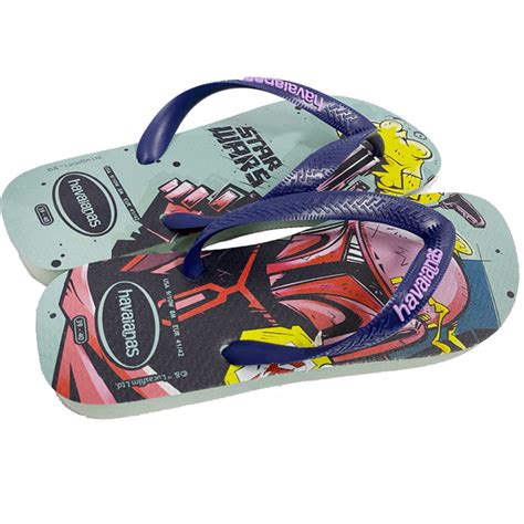 Chinelo Havaianas Star Wars Argila Marinho Original