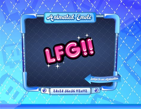 ANIMATED STATIC EMOTE Lfg, Animated Lfg Emote V1, Twitch Lfg, Lfg ...