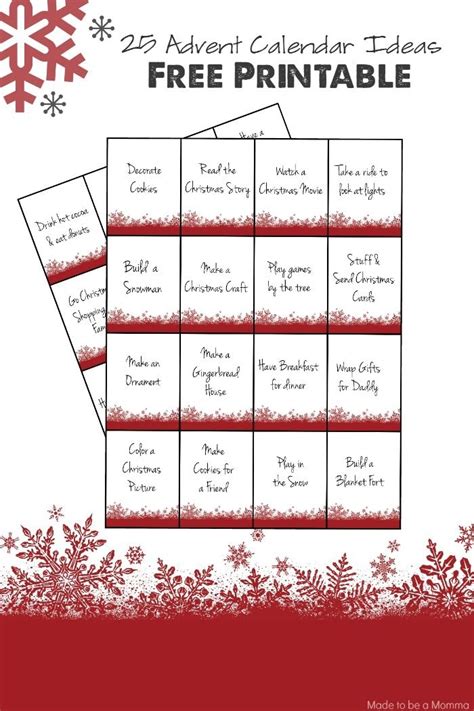 Catholic Advent Calendar Free Printable - Example Calendar Printable