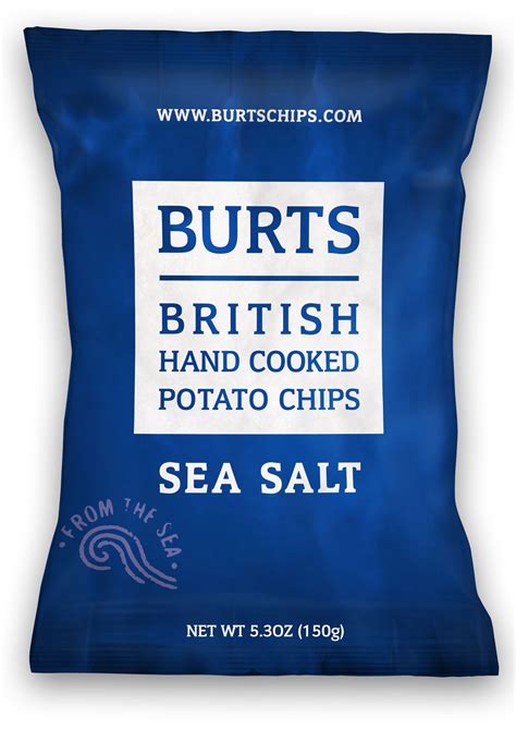 Burts Sea Salt Potato Chips Oz G Walmart