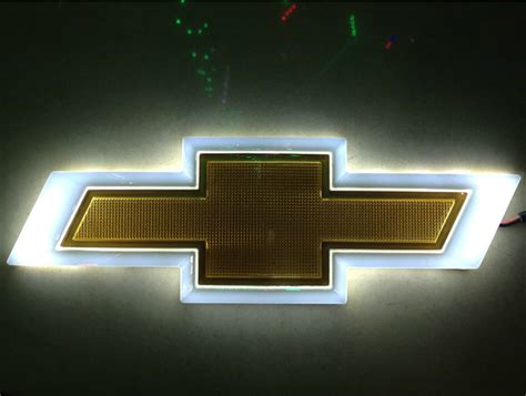 Chevrolet 4D LED Illuminated LED Car Badge Light Emblems Car Badges