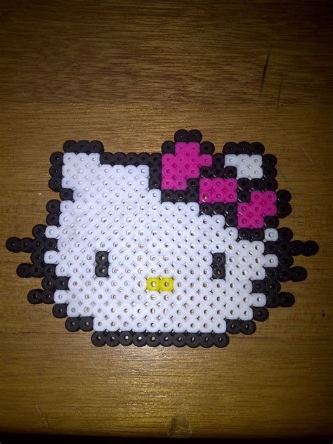 Hello Kitty Perler Beads By Tiffany Sheaffer Iron Beads Perler Bead