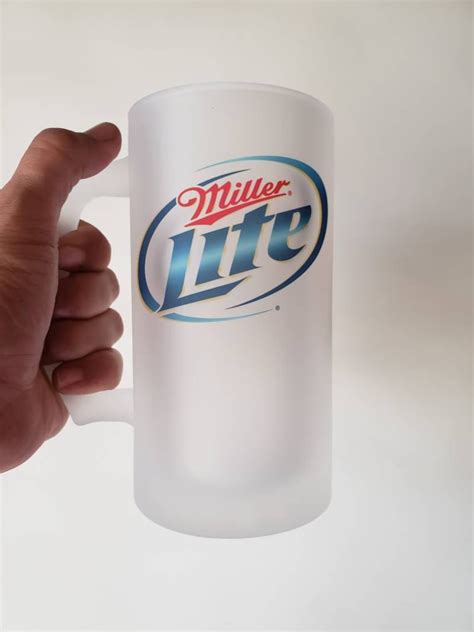 Customizable Frosted Beer Mug Etsy