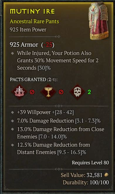 Ft Pant Roll Reduce Damage Good Roll Topic D Jsp