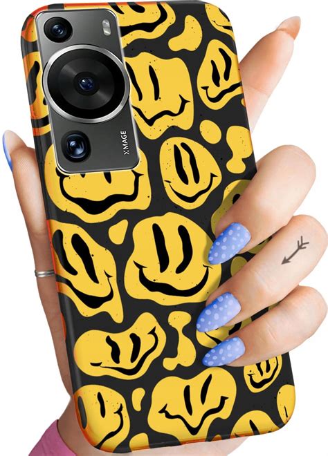 Hello Case Etui Matowe Do Huawei P60 P60 Pro Smile Buźka Uśmiech Obudowa Case Etui Na Telefon