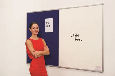 Spaceright Pinup And Pen White Boards W1200 X H900mm Office