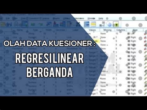 Lengkap Tutorial Cara Mengolah Data Kuesioner Dengan Spss Youtube