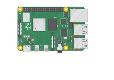 Animation Of A Raspberry Pi 4 Being Plugged In