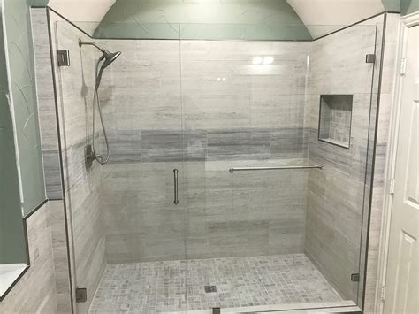 Gray Frameless Shower 3 Dfw Bath And Glass