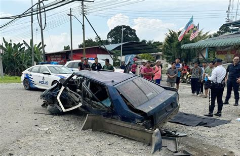 Lelaki Maut Kereta Dipandu Terbabas Sendiri Utusan Borneo Online