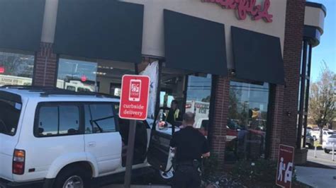 Car Crashes Into Nmb Chick Fil A