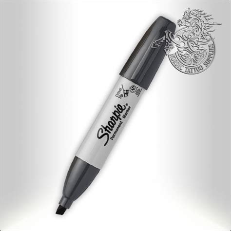 Sharpie Chisel Tip Marker - Black - Nordic Tattoo Supplies