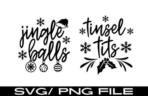 Jingle Balls Tinsel Tits Svg Graphic By Wealth Create Cut · Creative