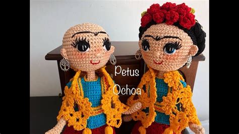 Borda Ojos Mu Eca Frida Amigurumis By Petus A Parte Youtube