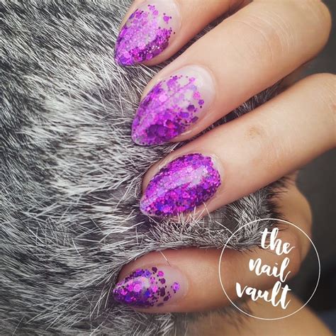 Encapsulated Glitter Acrylic Nails By Serena The Nail Vault Nails