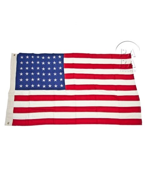 Flag, US, 48 stars, cotton - Paratrooper