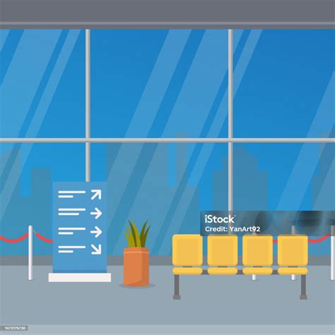 Airport Background Vector Illustration Stock Illustration - Download ...