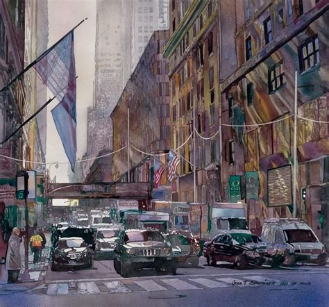 John Salminen Mar 18 Watercolor Architecture Watercolor Paintings