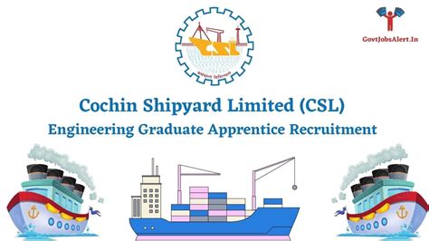 Cochin Shipyard Limited CSL Engineering Graduate Apprentice