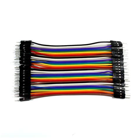 40 Cables Dupont Macho Hembra 10cm Novatronic