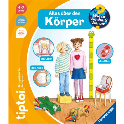 Ravensburger tiptoi Wieso Weshalb Warum Alles über den Körper